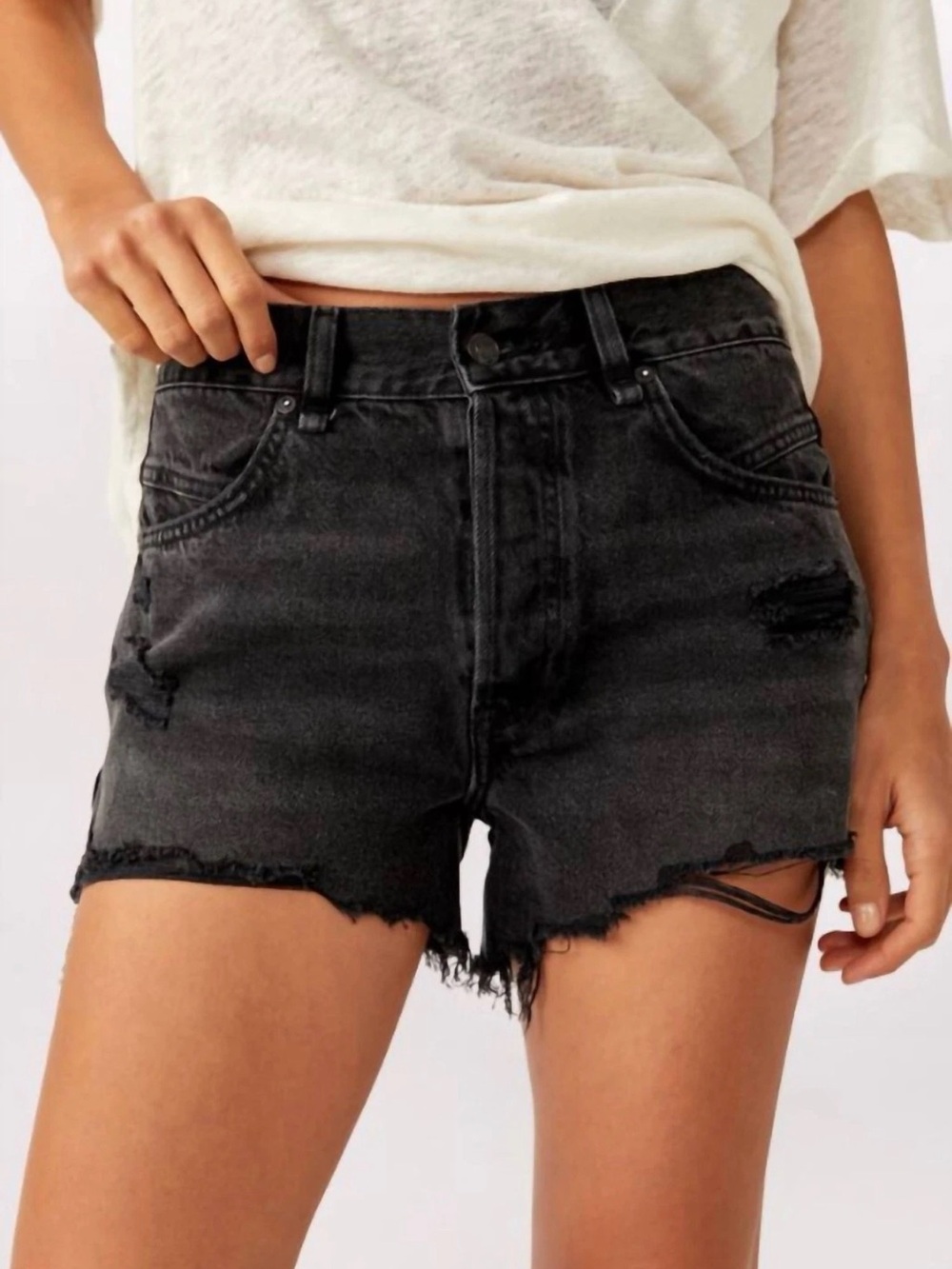Free People We The Free Now Or Never Denim Shorts Size 29/8